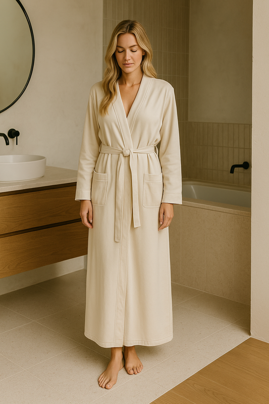 "The Serentiy Robe"Butter Creme