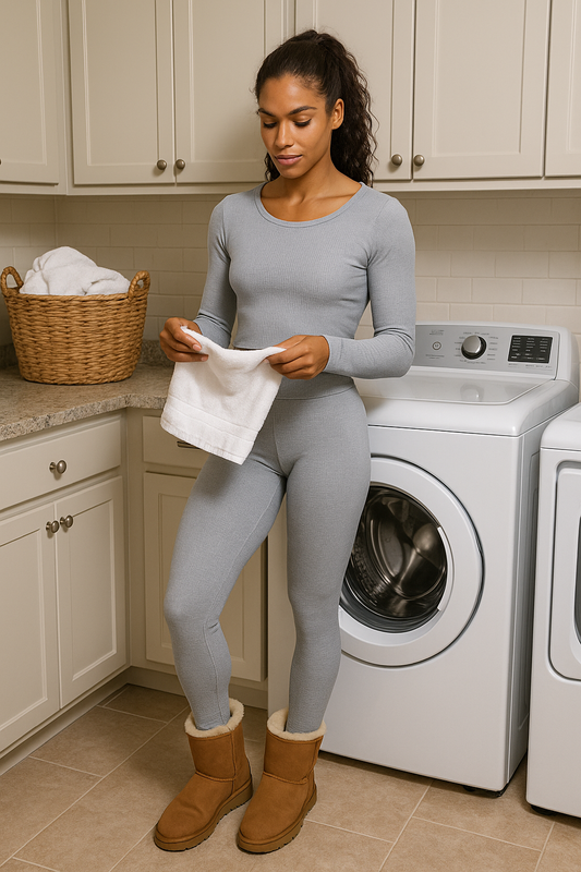 "Cloudy Days" Ribbed Lounge Set